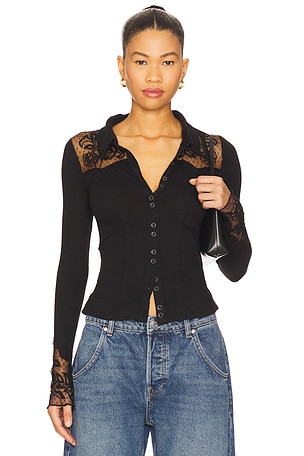 Rosebud Cuff Tee Free People