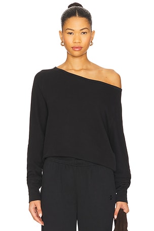 Free People x We The Free Jess Long Sleeve In Black in Black