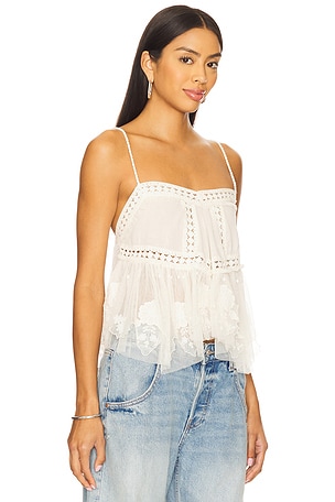 Free People x Intimately FP Sweet Escape Cami In Ivory in Ivory