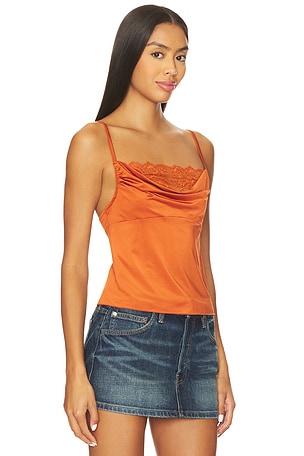 Free People x Intimately FP Sophie Cami In Cinnamon Stick in Orange