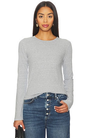 x We The Free Nova Long Sleeve Tee In Greyhound Free People