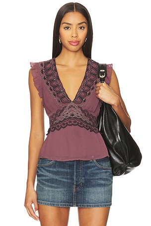 Dream On Beaded Tank Free People