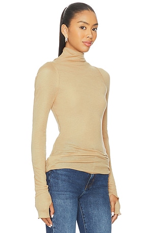 Free People Close To Home Layering Top in Tan
