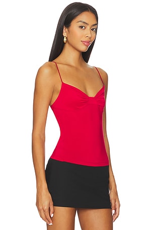 Free People My Way Triangle Cami in Red