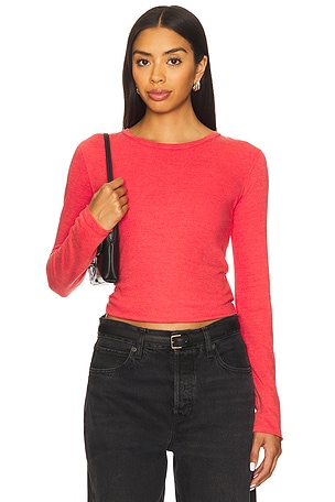 x We The Free Nova Tee In Rococco Red Free People