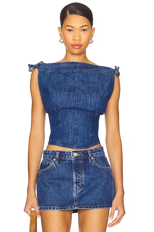 Louie Indigo Top Free People