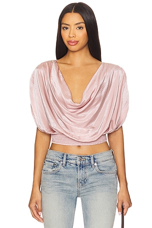 BLUSA TIPO CAPA DRAPEADA Free People