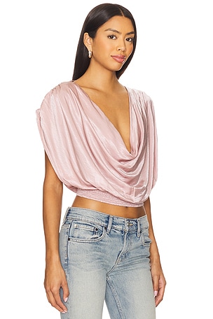 Free People x REVOLVE Cowl Cape Top in Lavender