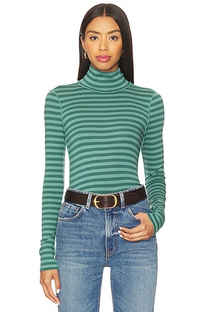 x We The Free Good Good Turtle Stripe Top In Rainforest Combo Free People