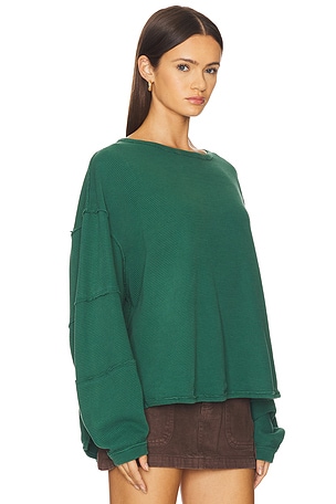 Free People x We The Free Total Eclipse Tee In Pine Forest in Green. Size XS. Also