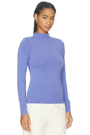 Free People x We The Free Kenzie Long Sleeve In Peri in Blue. Size XS. Also