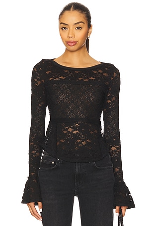 Lace Layering Long Sleeve Free People