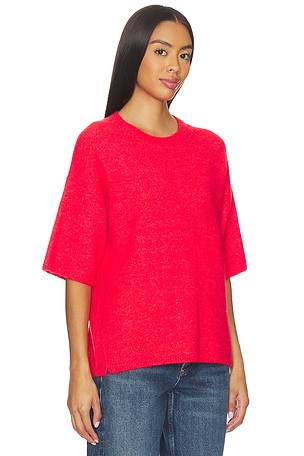Free People Margot Sweater Tee in Red