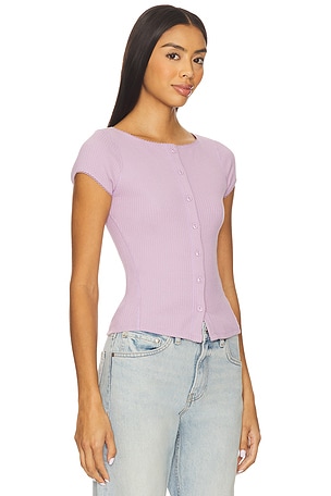 Free People Most Wanted Cardi In Lavender in Lavender. Size XS. Also