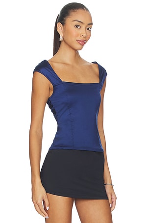 Free People Shine On Tee in Blue