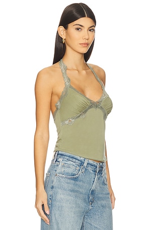 Free People Brooke Halter in Green