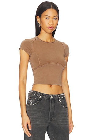 Free People Protagonist Tee in Brown