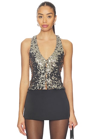 x REVOLVE Faye Shine Vest Free People