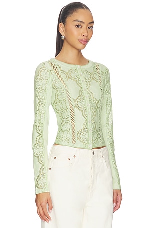 Free People Jae Knit Long Sleeve in Mint