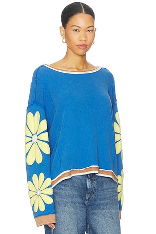Free People x We The Free You're A Star Tee in Blue