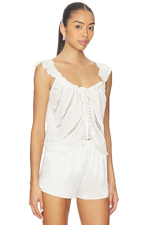 Free People Mabel Tank in White