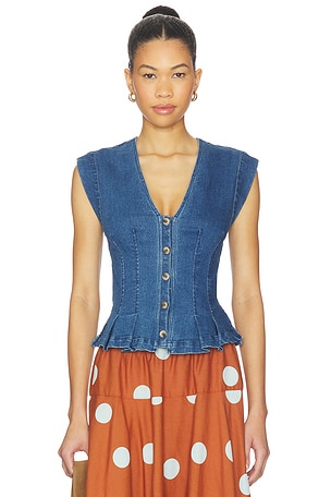 Dylan Denim Vest Free People