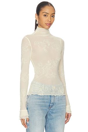 Free People You Decide Longsleeve in Ivory