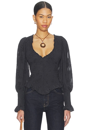 x REVOLVE Smocked In Love Top Free People