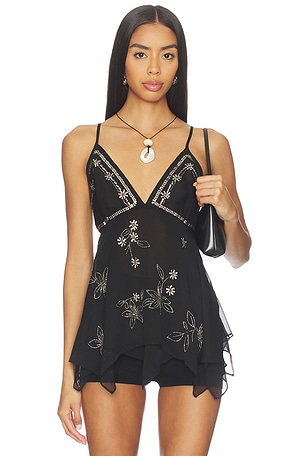 Robbie Embellished Top In Black Free People