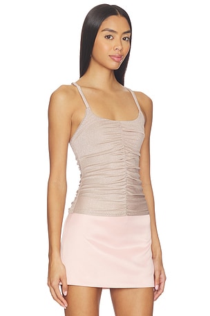 Free People Shimmer Shimmer Cami Lure in Rose