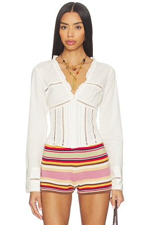 FRANKIE 코르셋 탑 Free People