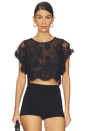Lunar Ash Lace Top Free People
