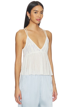 Free People Ariel Cami in White