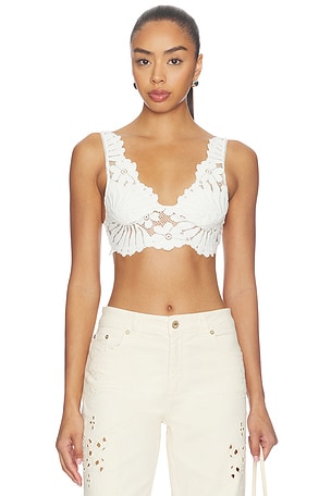 x Intimately FP Petal Party Plunge Bralette Free People