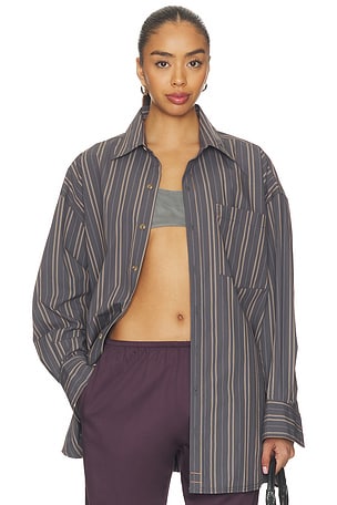 X We The Free Freddie Striped Shirt Free People