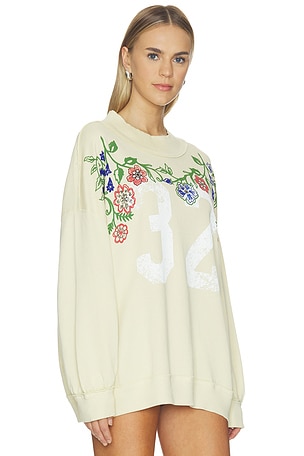 Free People X We The Free Palm Springs Turtle Graphic Tee in Yellow