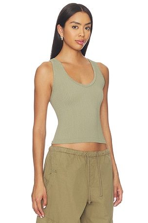 Free People Clean Slate Seamless Tank in Grey. Size XS/S. Also