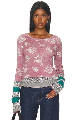 X We The Free Easy Does It Printed Tee Free People