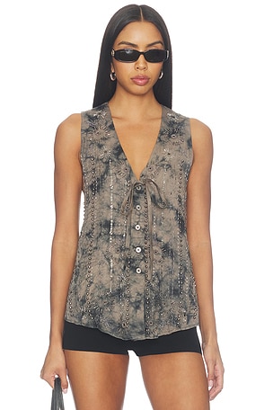 Arden Embellished Vest Free People