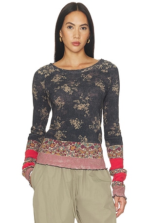X We The Free Easy Does It Printed Tee Free People