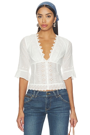 Salone Eyelet Top Free People