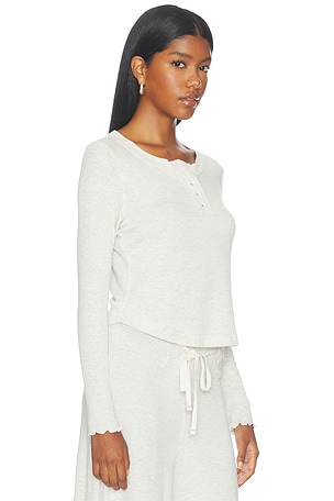 Free people x entimately dream state henley top en color gris