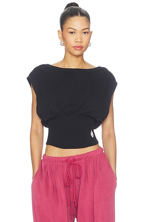 x FP Movement Light Of Day Banded Tee Free People