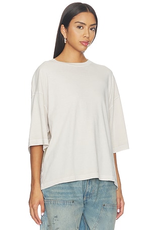 Free People x We The Free Perfect Oversized Tee in Neutral