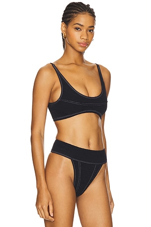 Free People x REVOLVE x free-est Farrah Crop Top in Black