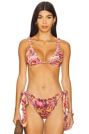 x free-est Melinda Bikini Top In Monarch In Bloom Free People