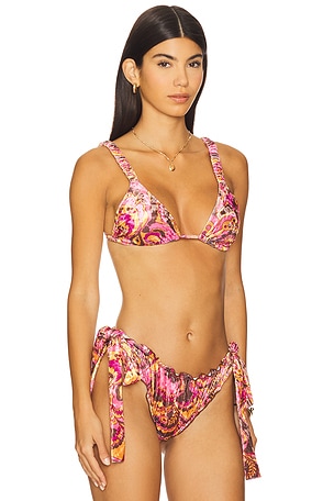 Free People x free-est Melinda Bikini Top In Monarch In Bloom in Pink