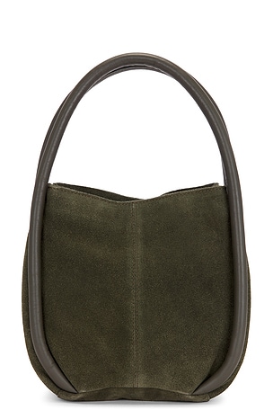 Free People Barlow Bucket Bag in Olive