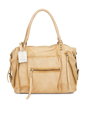 Free People Emerson Handbag In Italian Straw in Tan