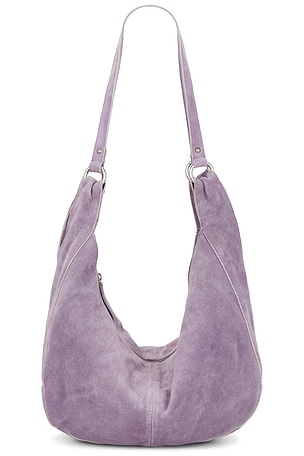 Free People Roma Suede Tote in Purple